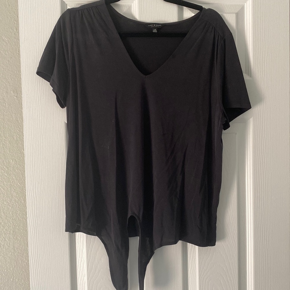 Lucky Brand Tie Top
